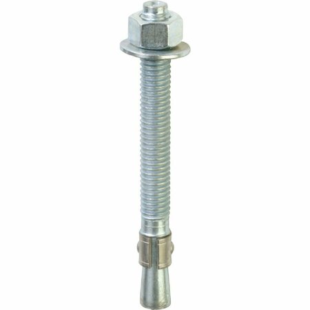 RED HEAD 3/8 In. x 3-3/4 In. Zinc Wedge Anchor Bolt 50083